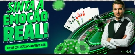 Roleta e blackjack 4444win